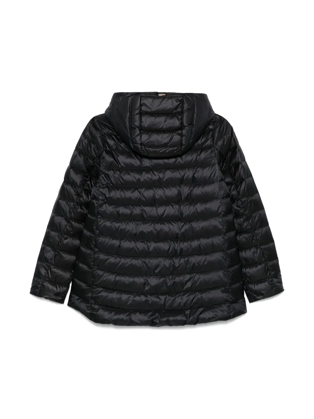 Herno Kids padded hooded jacket - Zwart