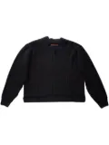 Ottolinger open knit collar ""Black"" sweater