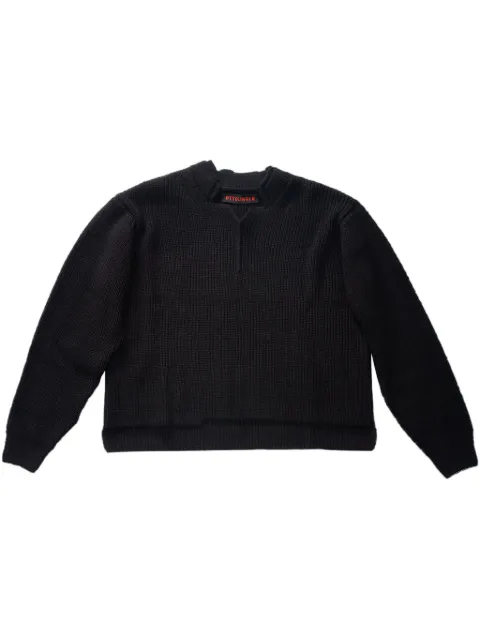 Ottolinger suéter de tejido flojo Black