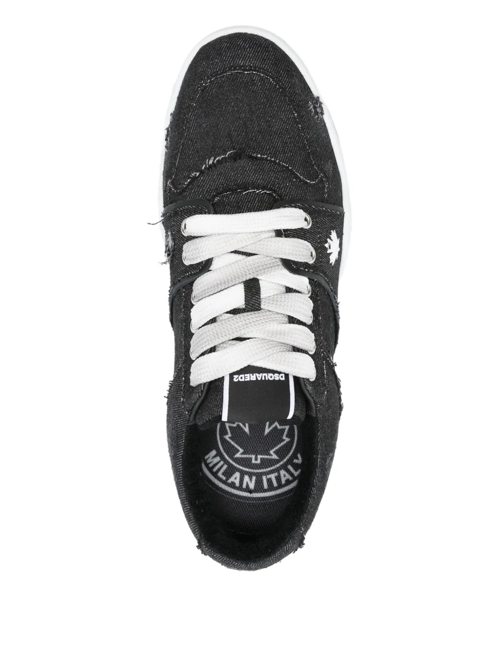 DSQUARED2 Spiker sneakers Zwart