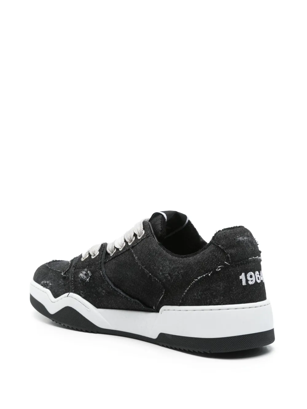 DSQUARED2 Spiker sneakers Zwart