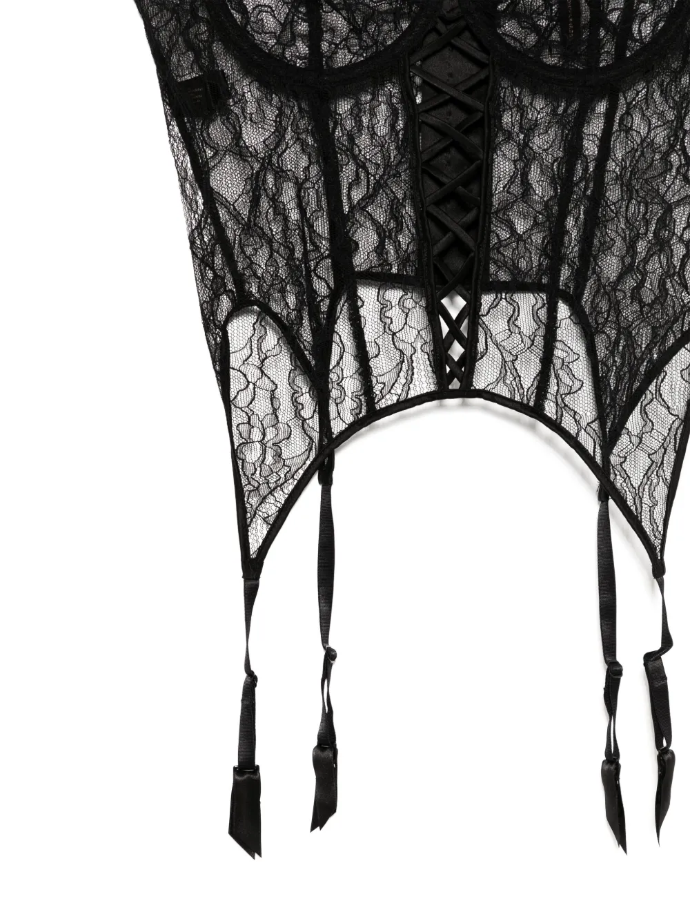 Kiki de Montparnasse Precieuse jarretelgordel Zwart