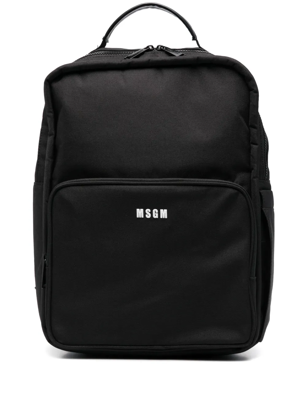 MSGM Kids Mochila com aplicação de logo | Preto | Image 1