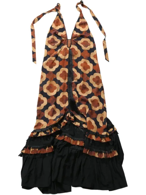 YANGKEHAN silk maxi dress