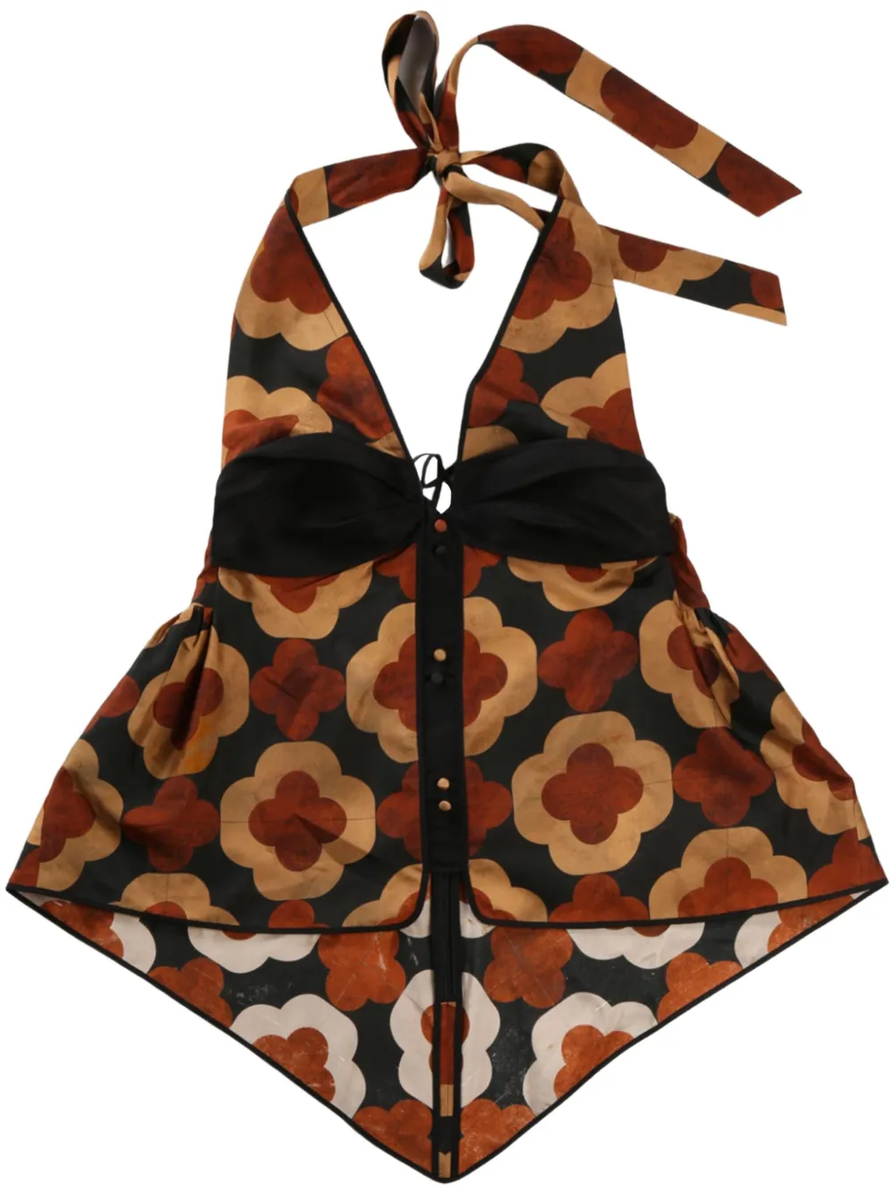 Yangkehan Silk Blouse In Black