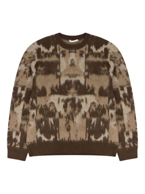 Helmut Lang suéter en jacquard