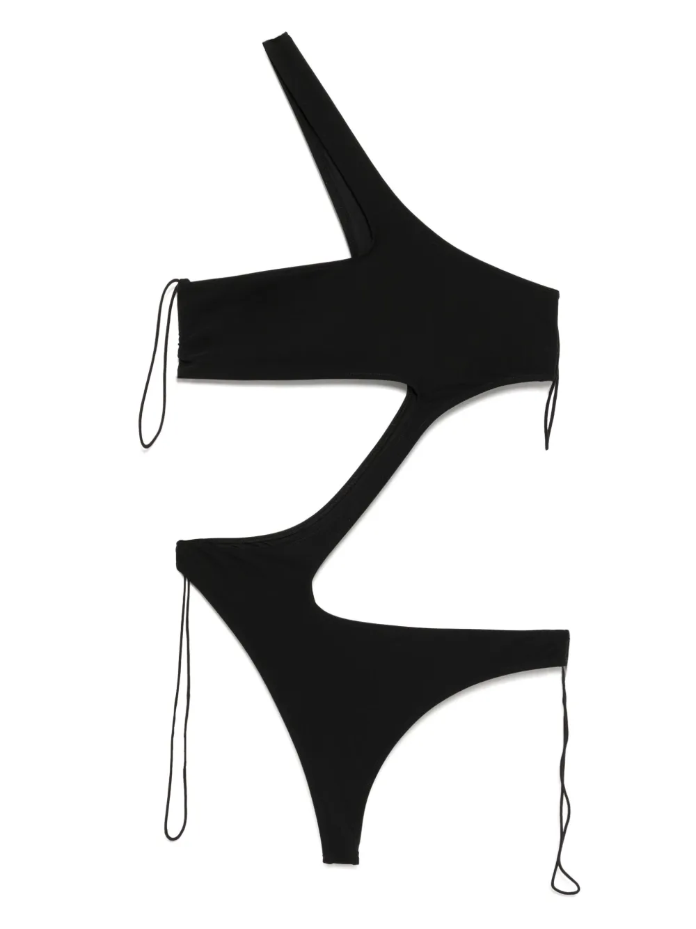 Kiki de Montparnasse La Sirene asymmetrische badpak Zwart