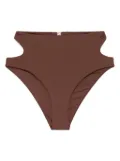 Kiki de Montparnasse La Sirene cutout hw bikini bottom - Brown