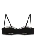 Kiki de Montparnasse lace inset balconette bikini top - Black
