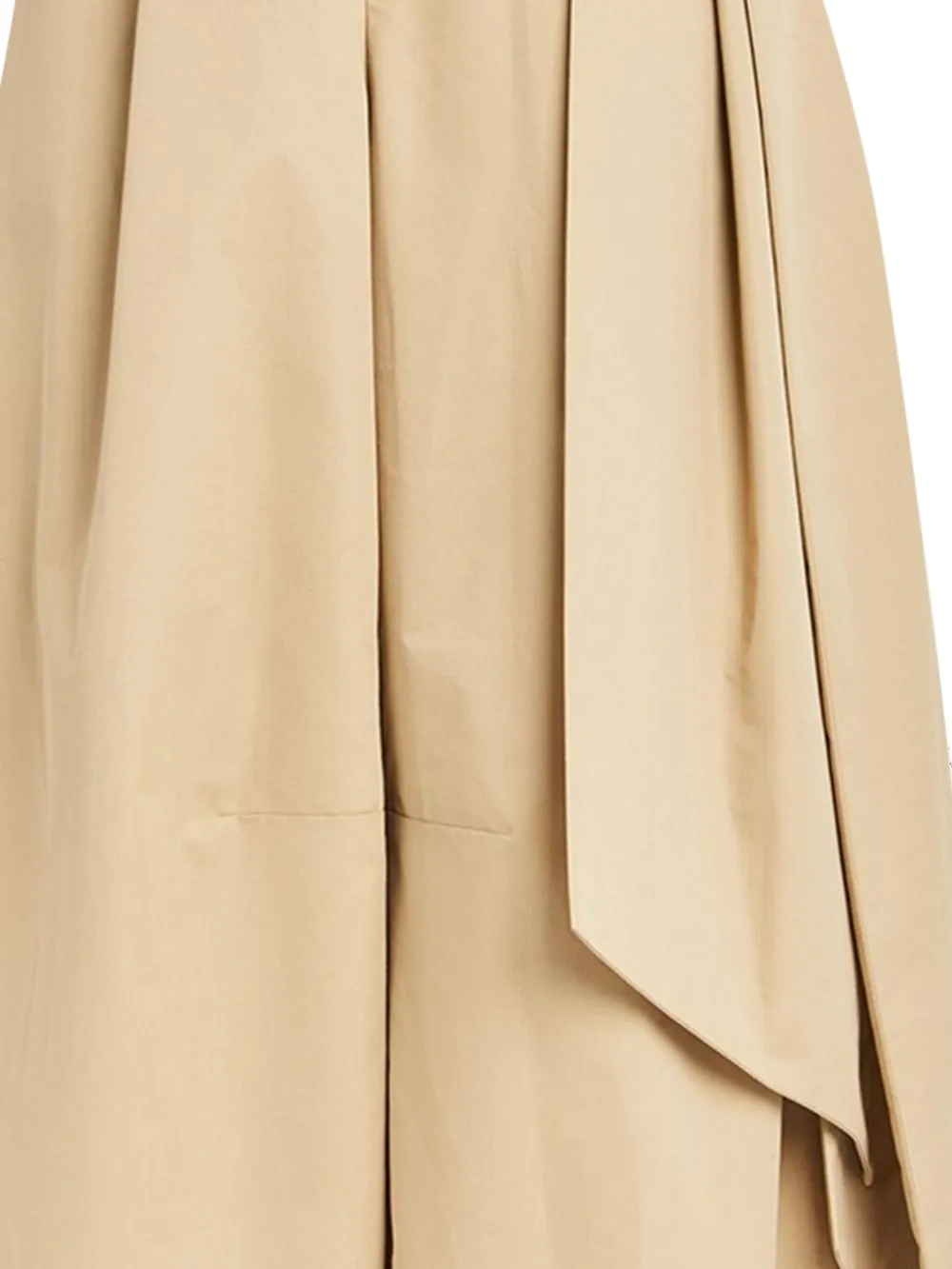 Simone Rocha Paper Cotton Wide Leg trousers - Beige