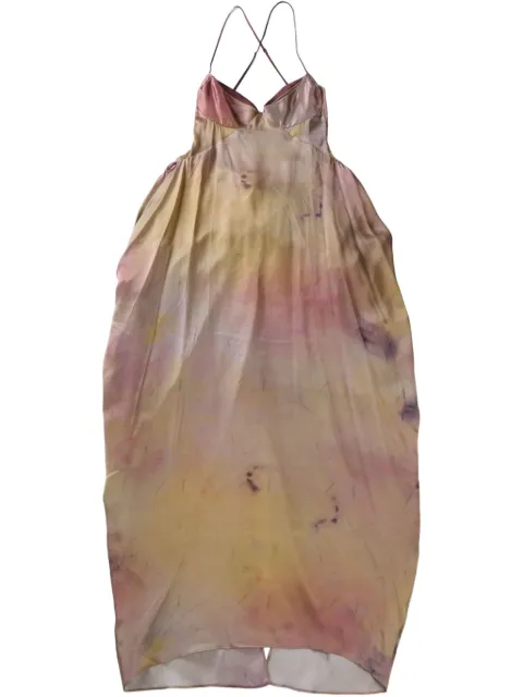 YANGKEHAN silk maxi dress