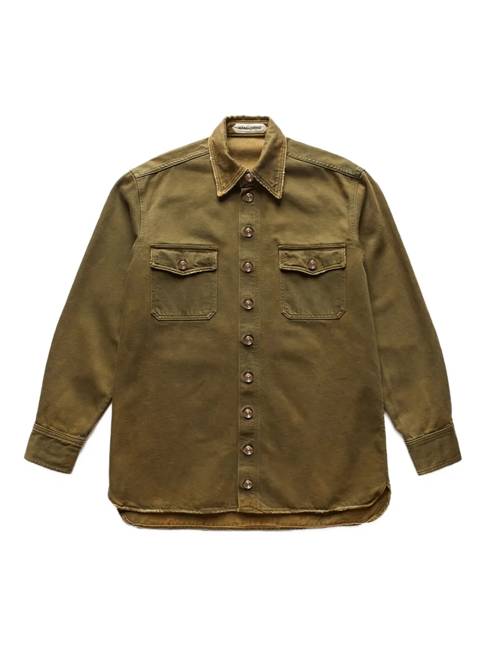 Namacheko Hank "Green" denim shirt | Green | Image 1