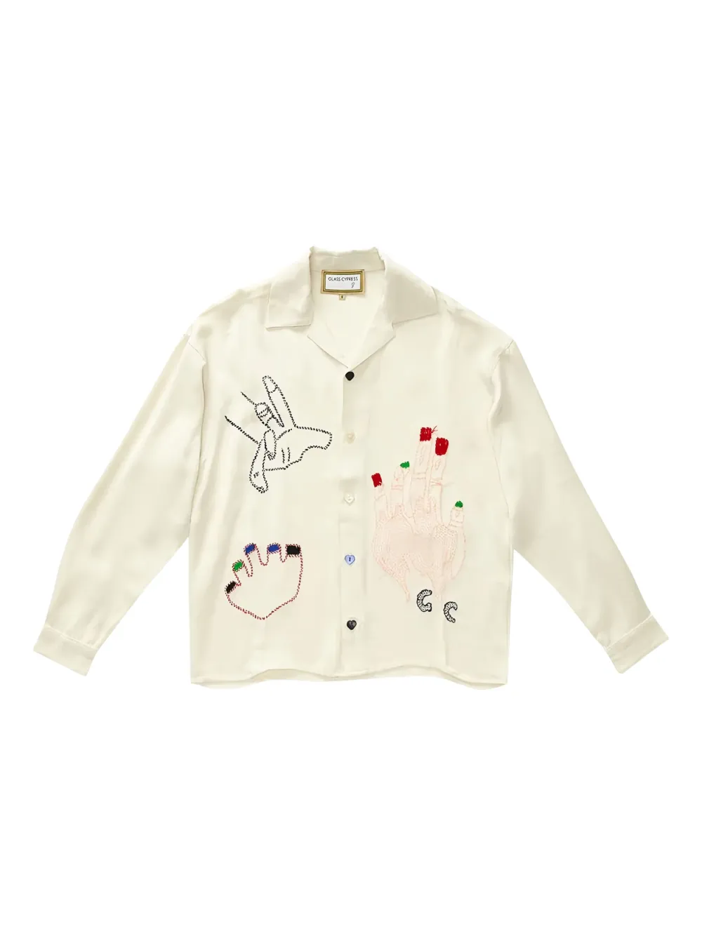 Glass Cypress camisa Hands On | neutro | Image 1