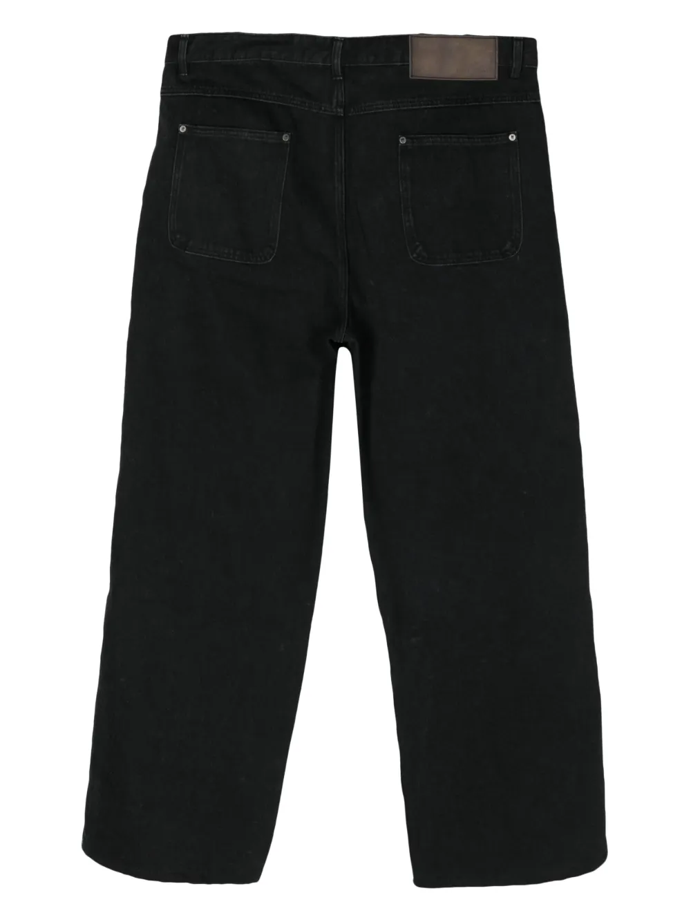 Glass Cypress Gerafelde jeans - Black