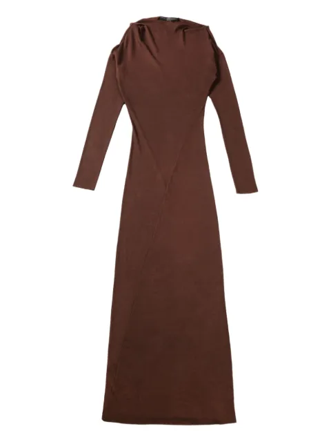 Cortana vestido midi con hombros descubiertos