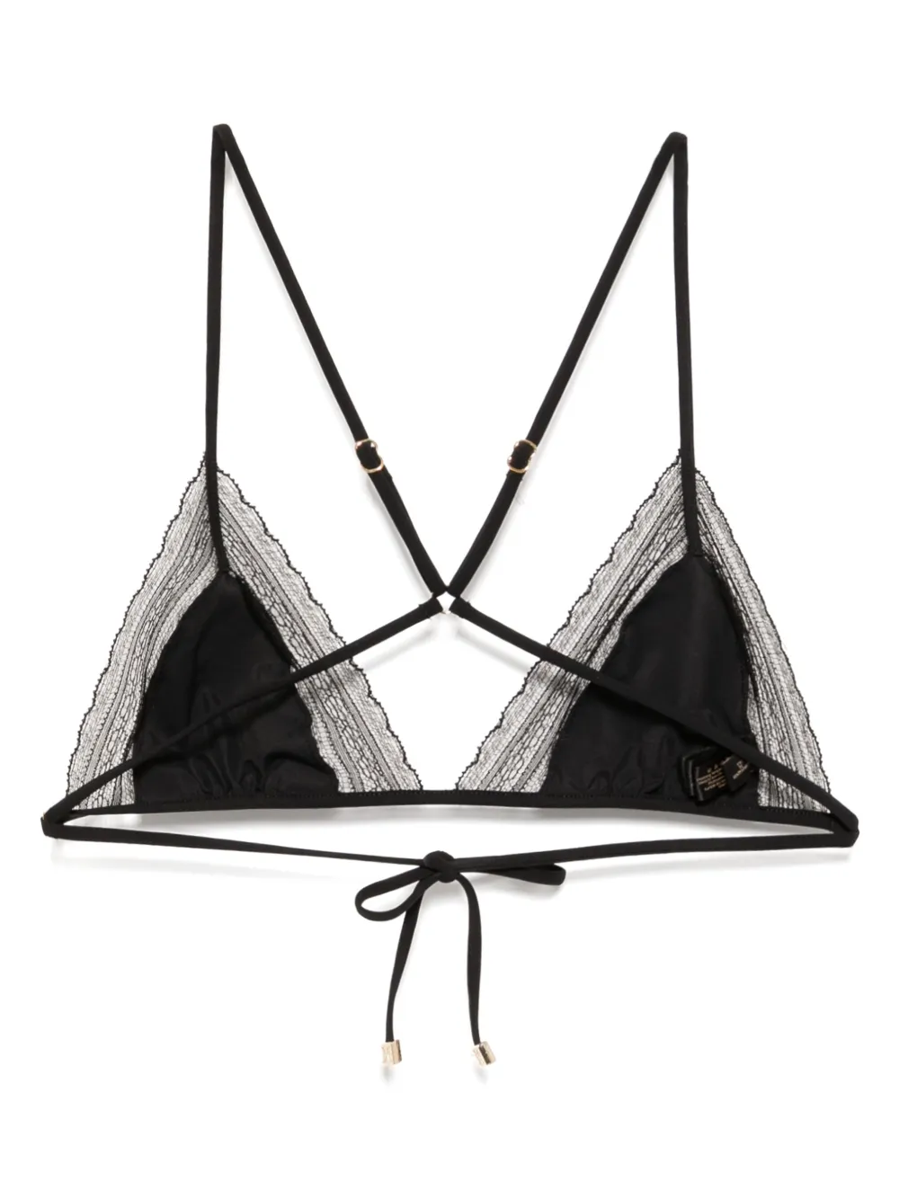 Kiki de Montparnasse lace inset string bikini top | Bikinis | Image 2