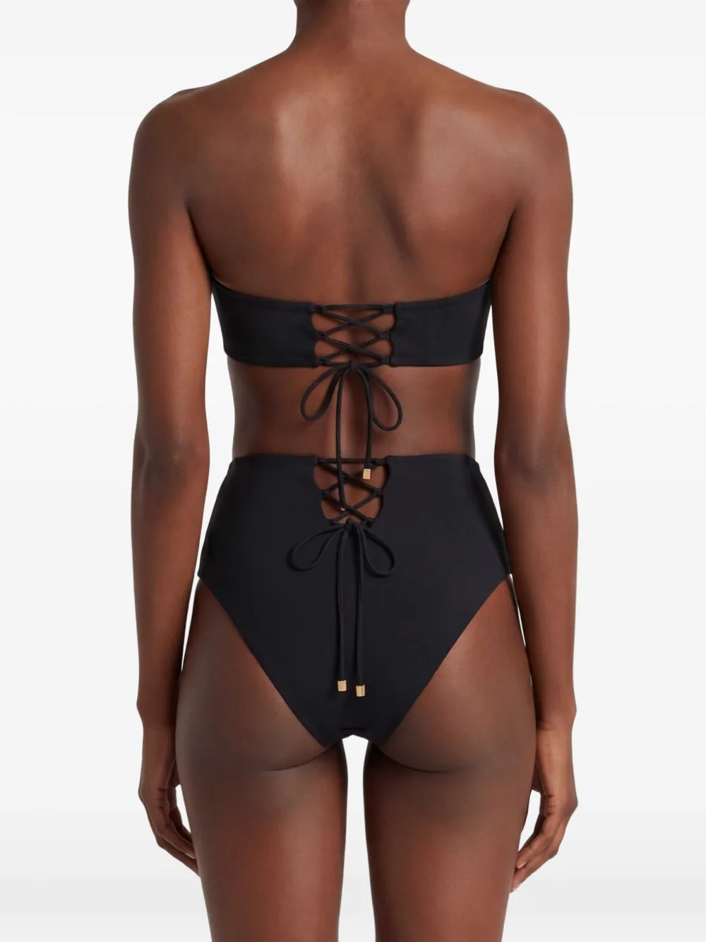 Kiki de Montparnasse HW bikinislip met veters Zwart