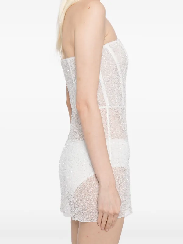 Kiki De Montparnasse Ange Dress | Neutrals | FARFETCH