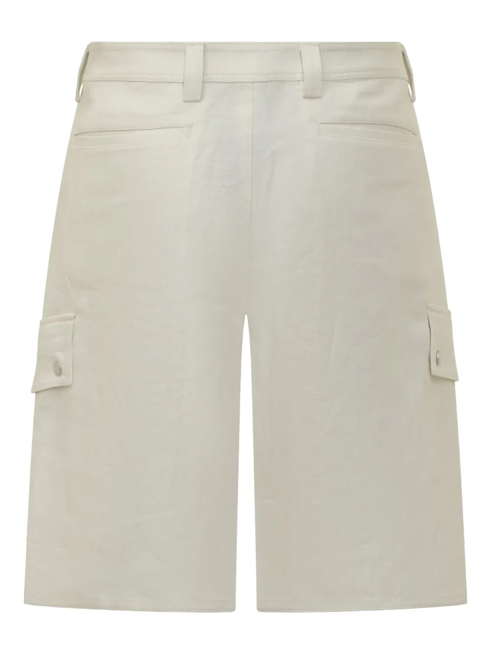 Off-White linen shorts - Wit