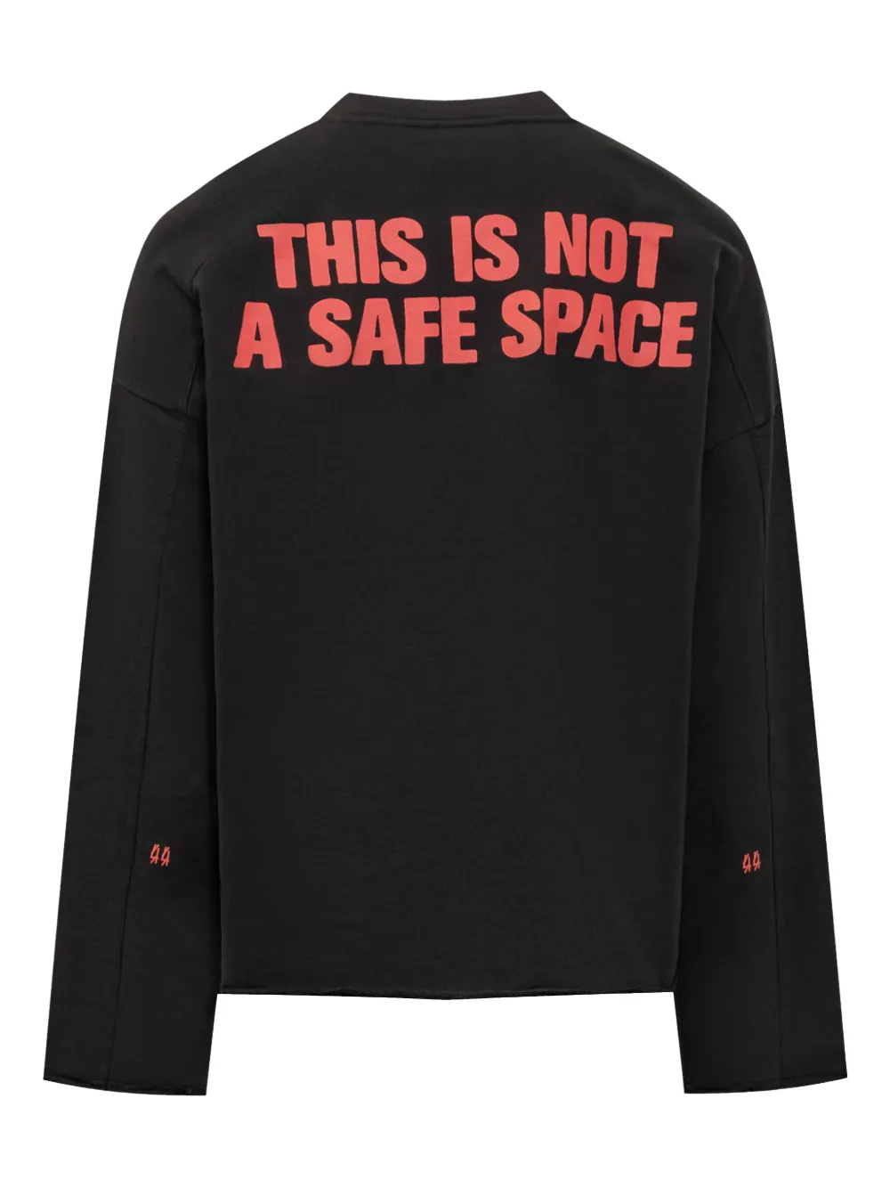 44 LABEL GROUP Safe Space sweatshirt - Zwart