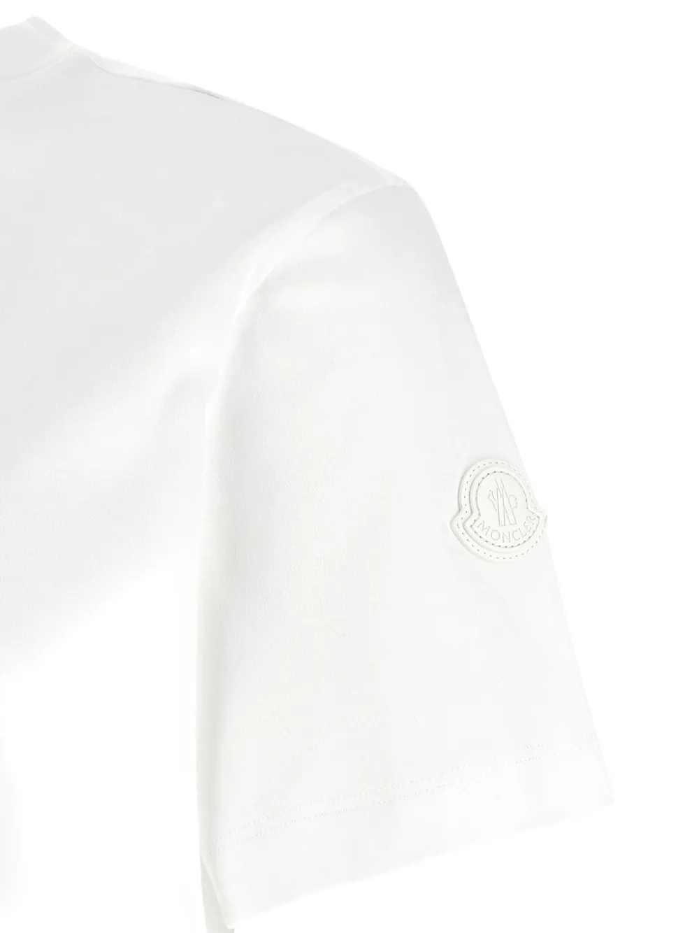 Moncler T-shirt met logopatch Wit