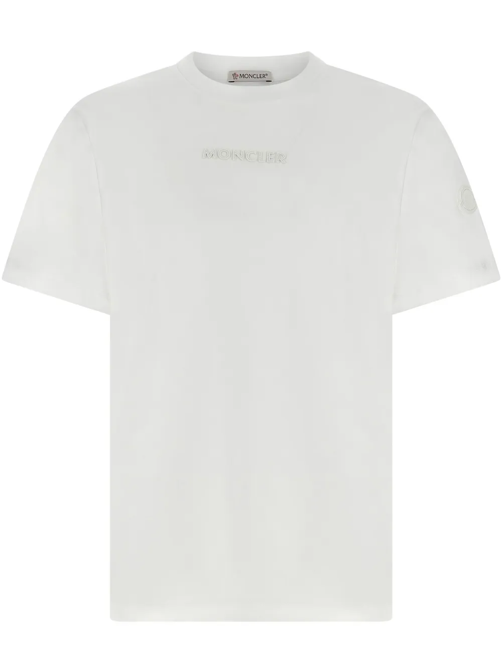 Moncler playera con parche del logo | blanco | Image 1