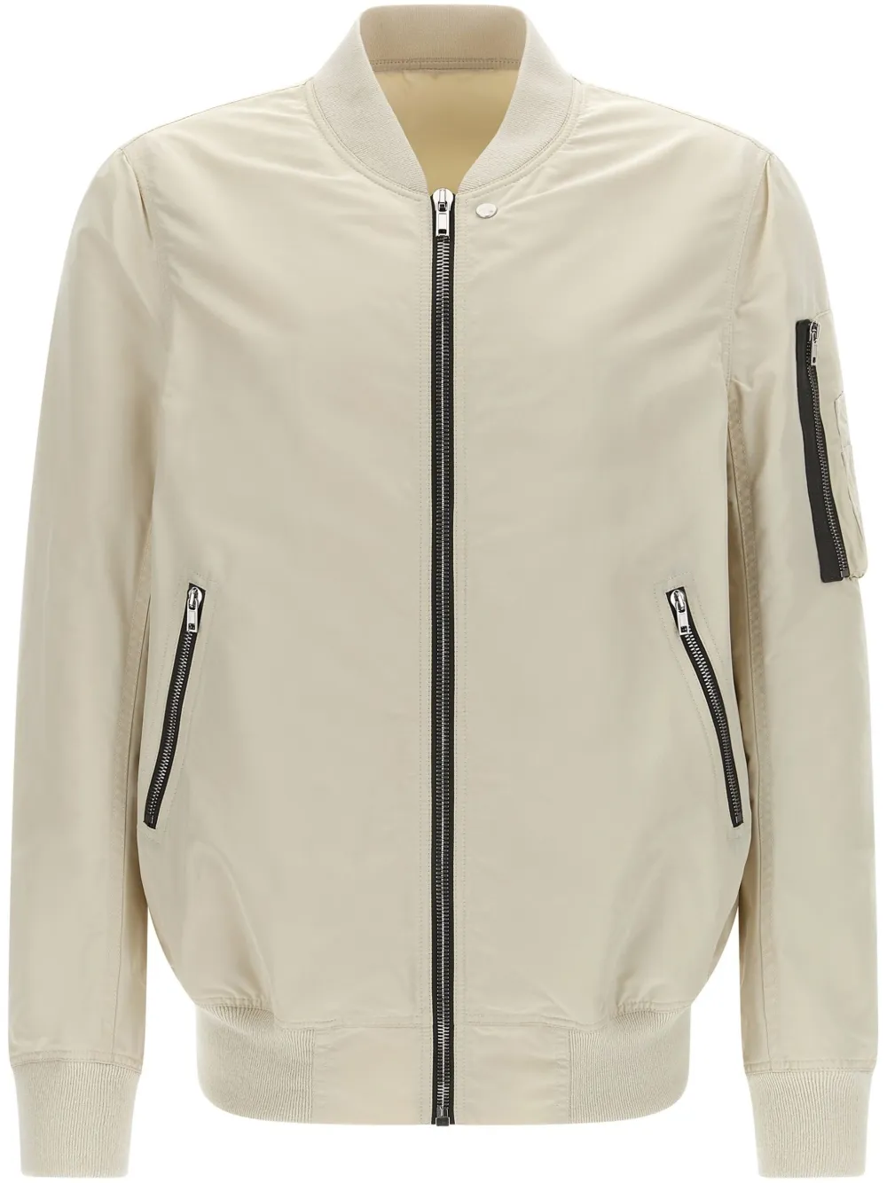 Rick Owens Bomberjack met rits Beige