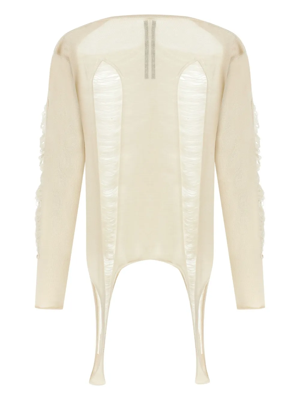 Rick Owens longsleeved sweater - Wit