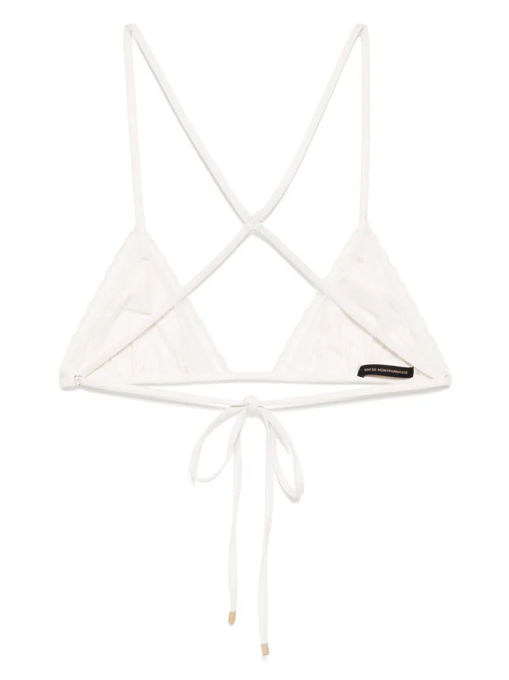 Kiki de Montparnasse lace inset string bikini top | Bikinis | Image 2
