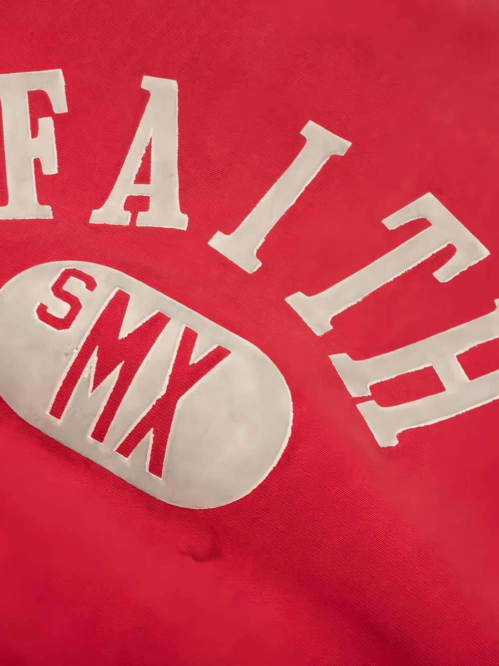 SAINT MXXXXXX Sweater met logoprint Rood