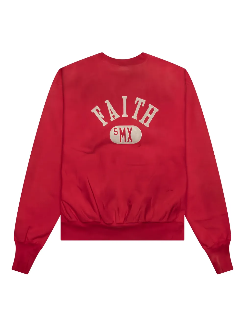 SAINT MXXXXXX Sweater met logoprint Rood