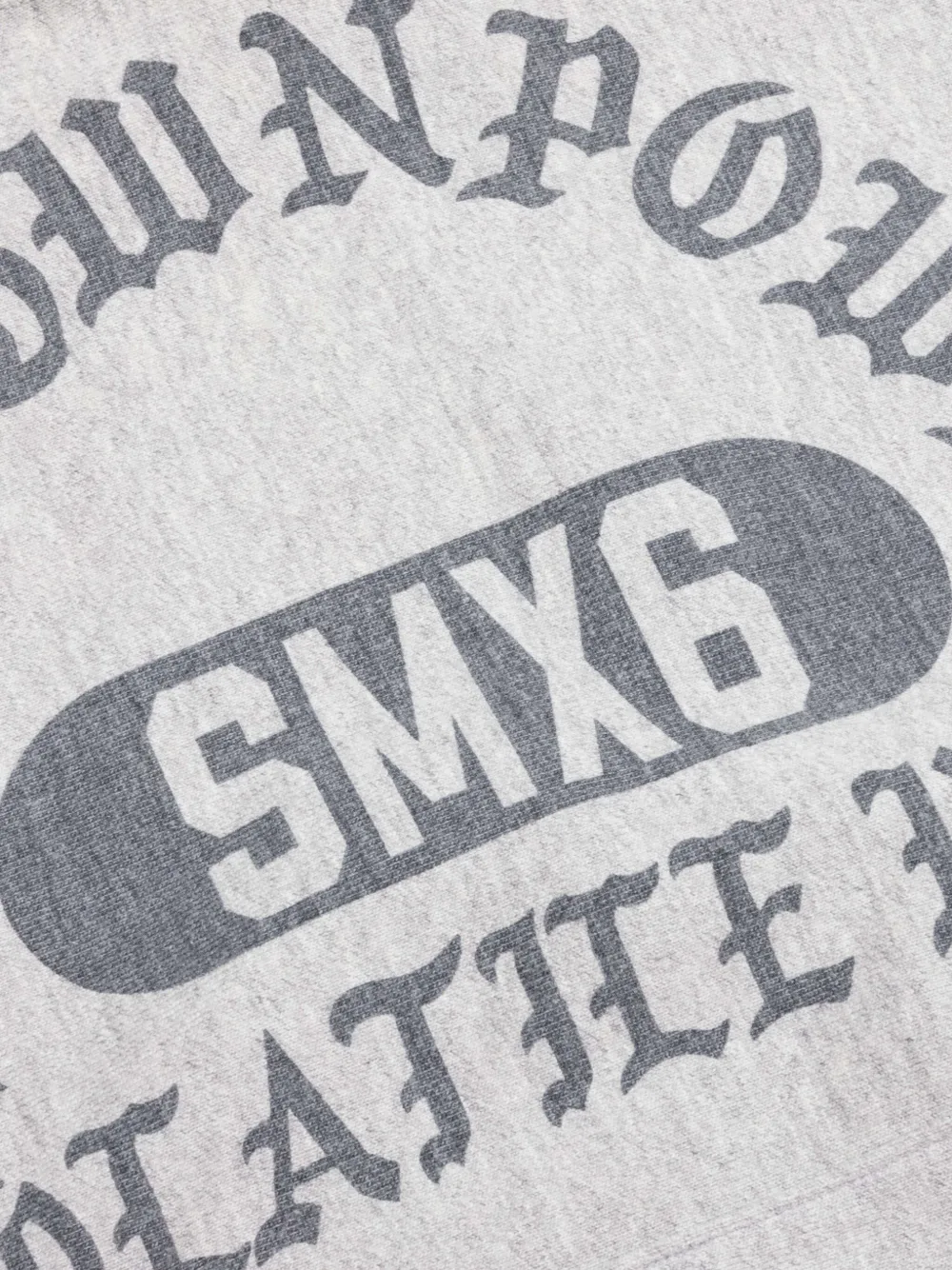 SAINT MXXXXXX Hoodie met logo Grijs