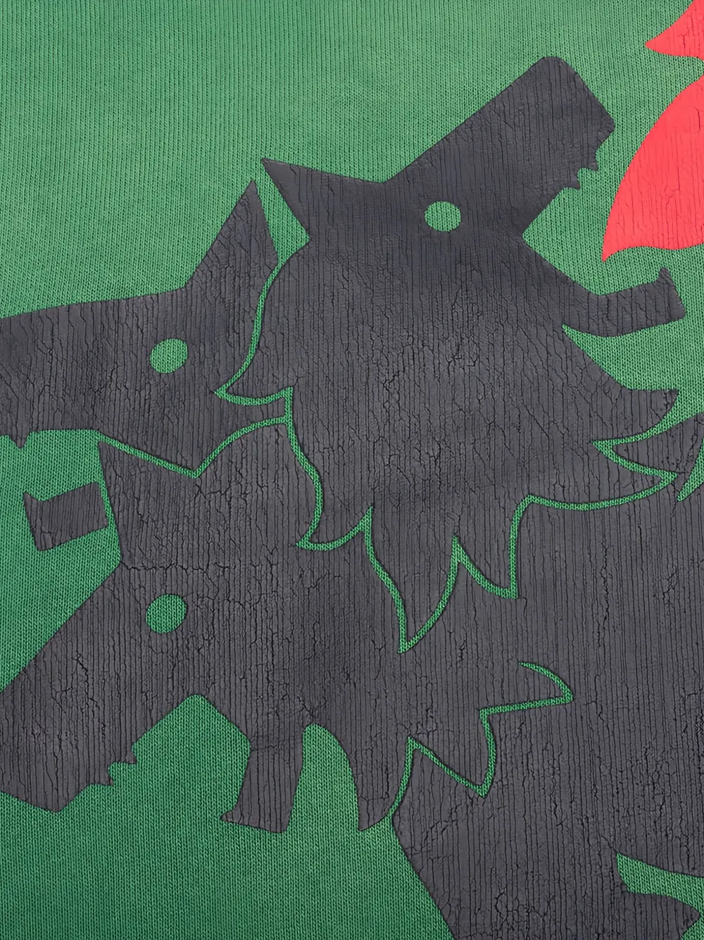SAINT MXXXXXX Sweater met hondenprint Groen
