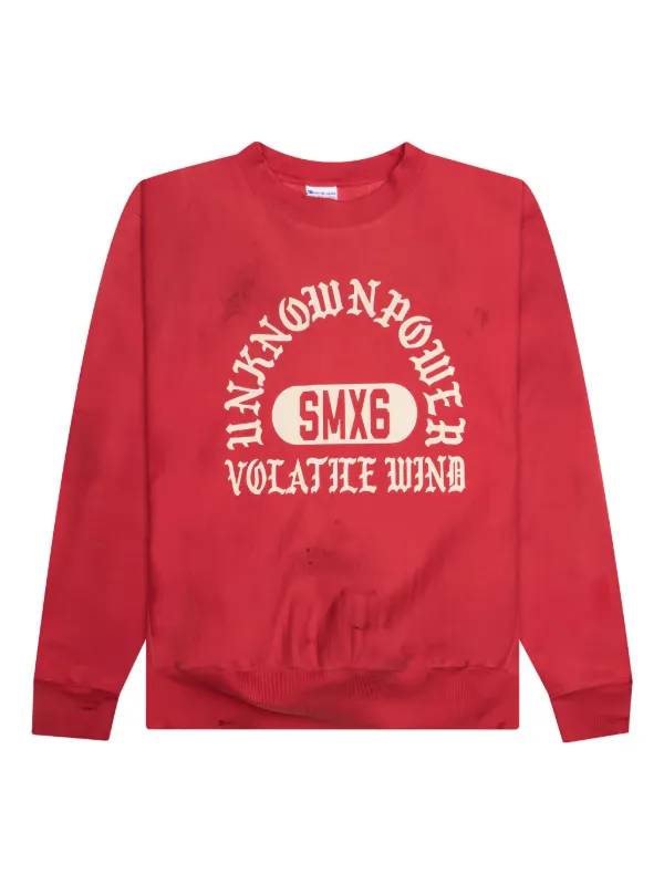 SAINT MXXXXXX Unknown PWR スウェットシャツ | レッド | FARFETCH JP