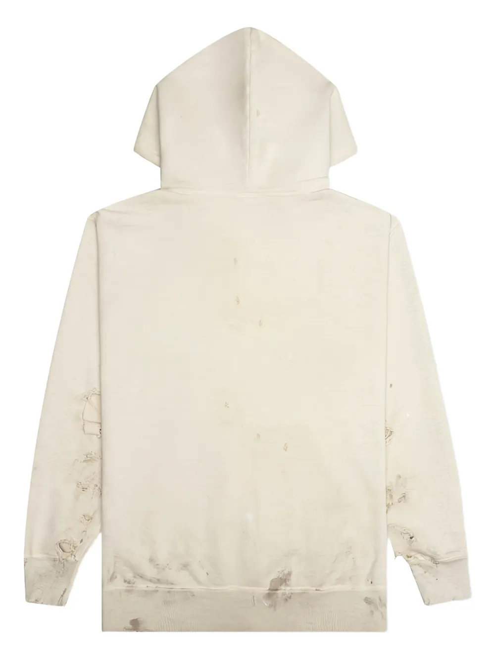 SAINT MXXXXXX x Shermer Academy NYPD gerafelde hoodie Beige