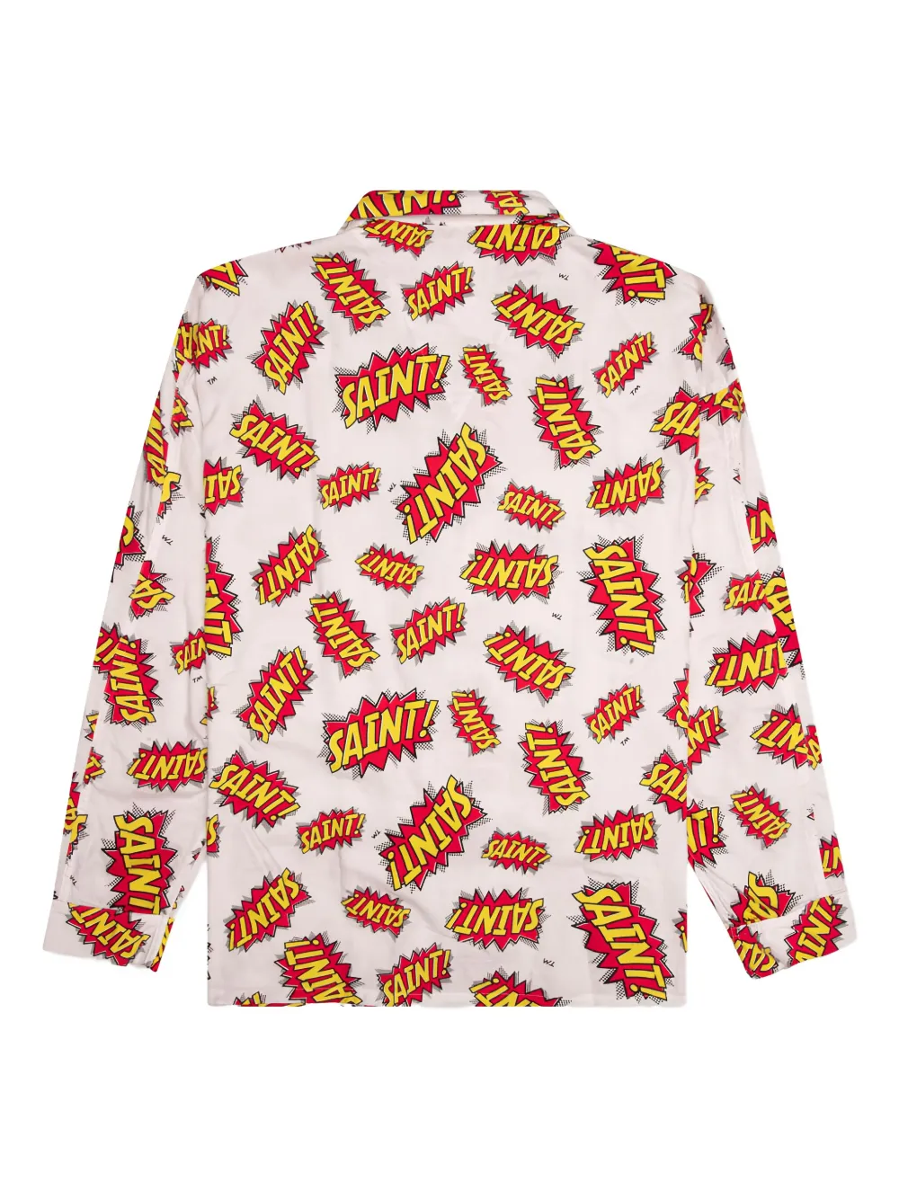 SAINT MXXXXXX Pow katoenen pyjamashirt Wit