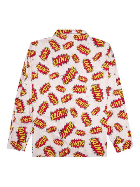 SAINT MXXXXXX Pow cotton pajamas shirt