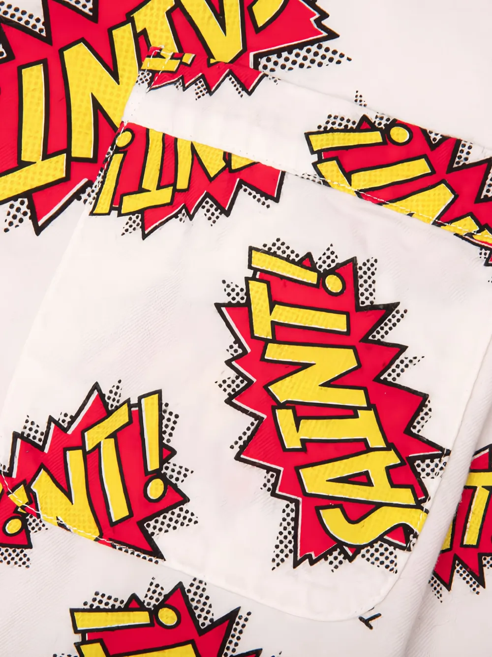 SAINT MXXXXXX Pow katoenen pyjamashirt Wit