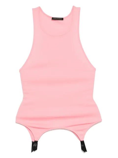 Kiki de Montparnasse Le boy ribbed garther tank top