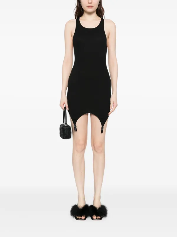 Kiki De Montparnasse Le Boy Garter Tank Dress | Black | FARFETCH SG