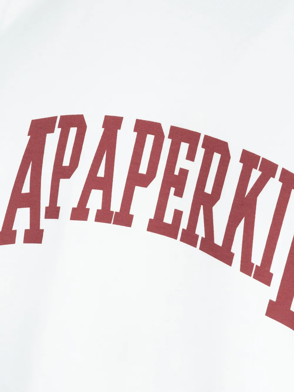A Paper Kid T-shirt met logoprint Wit
