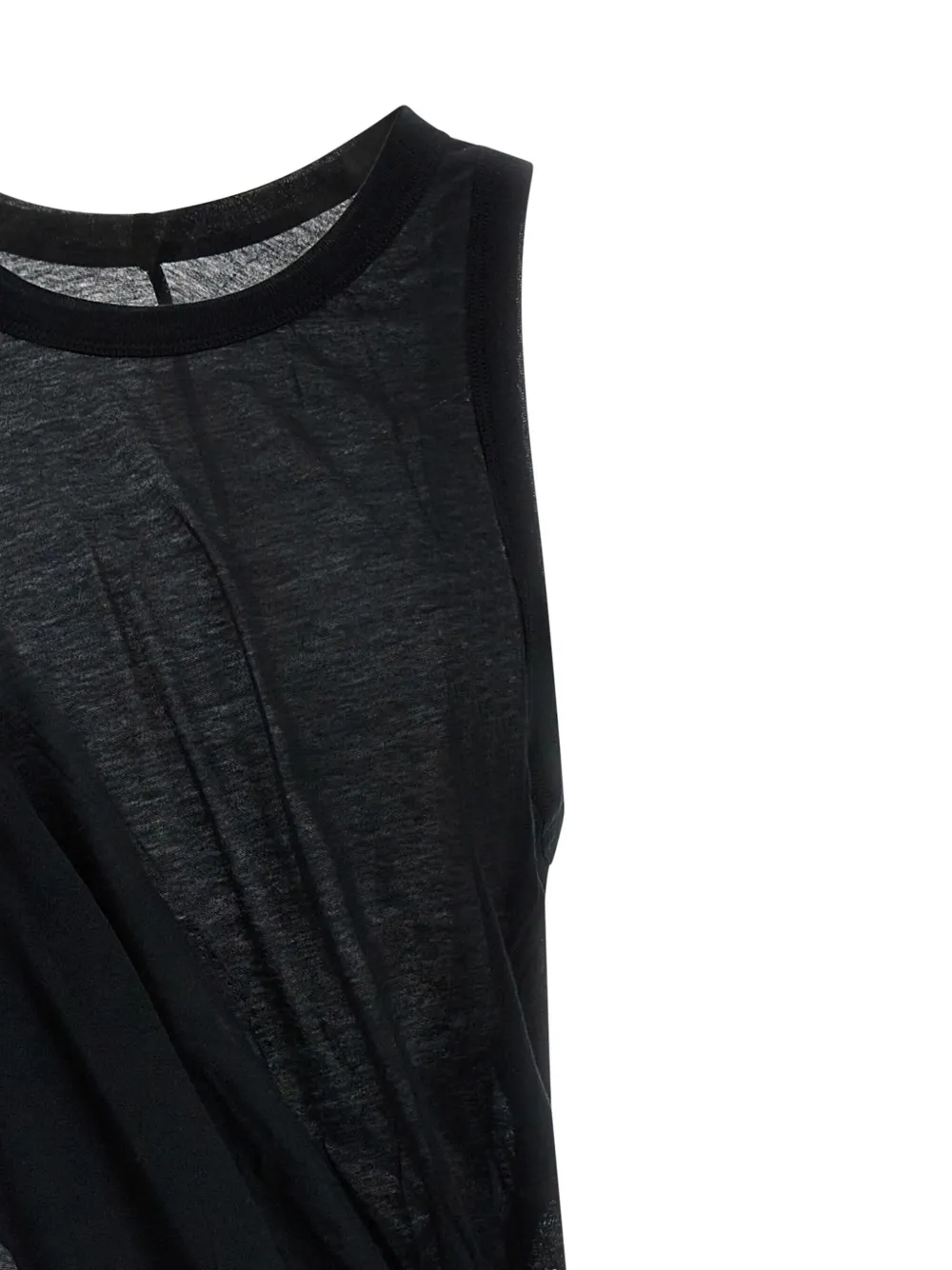 Rick Owens Anthem tanktop Zwart