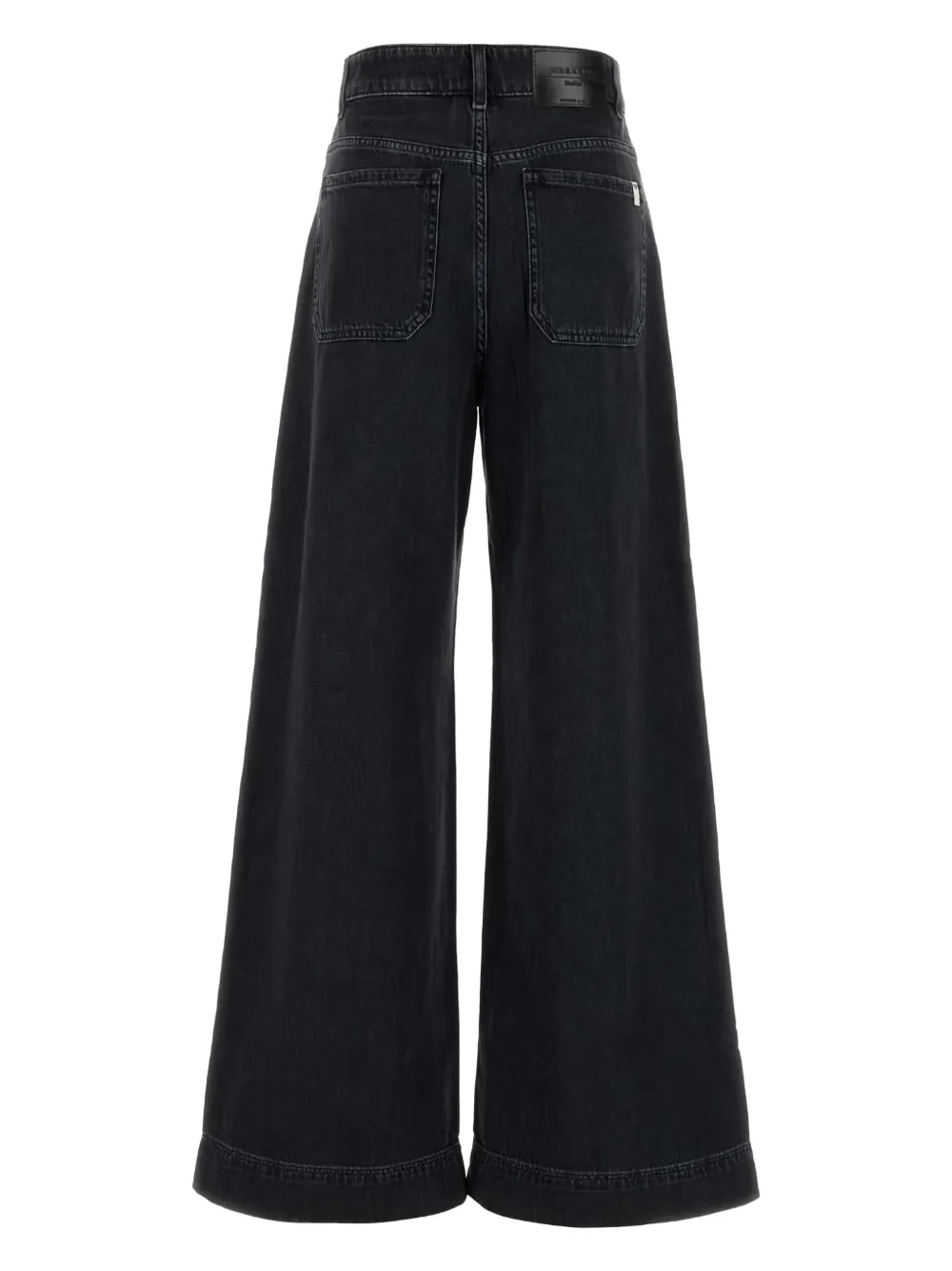 Weekend Max Mara Jeans met wijde pijpen - Zwart