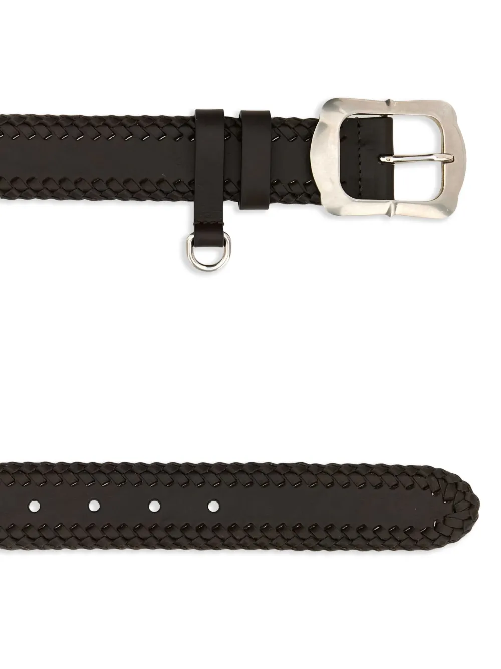 Prada leather belt - Bruin