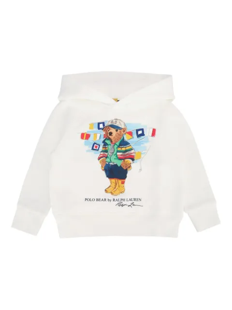 POLO RALPH LAUREN KIDS logo-print hoodie 