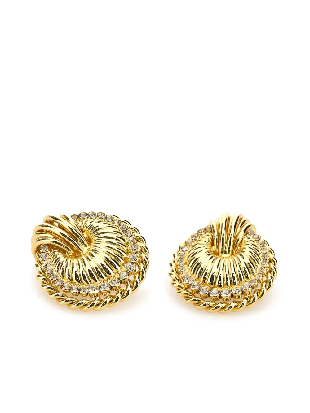 Alessandra Rich polished-finish earrings - Goud