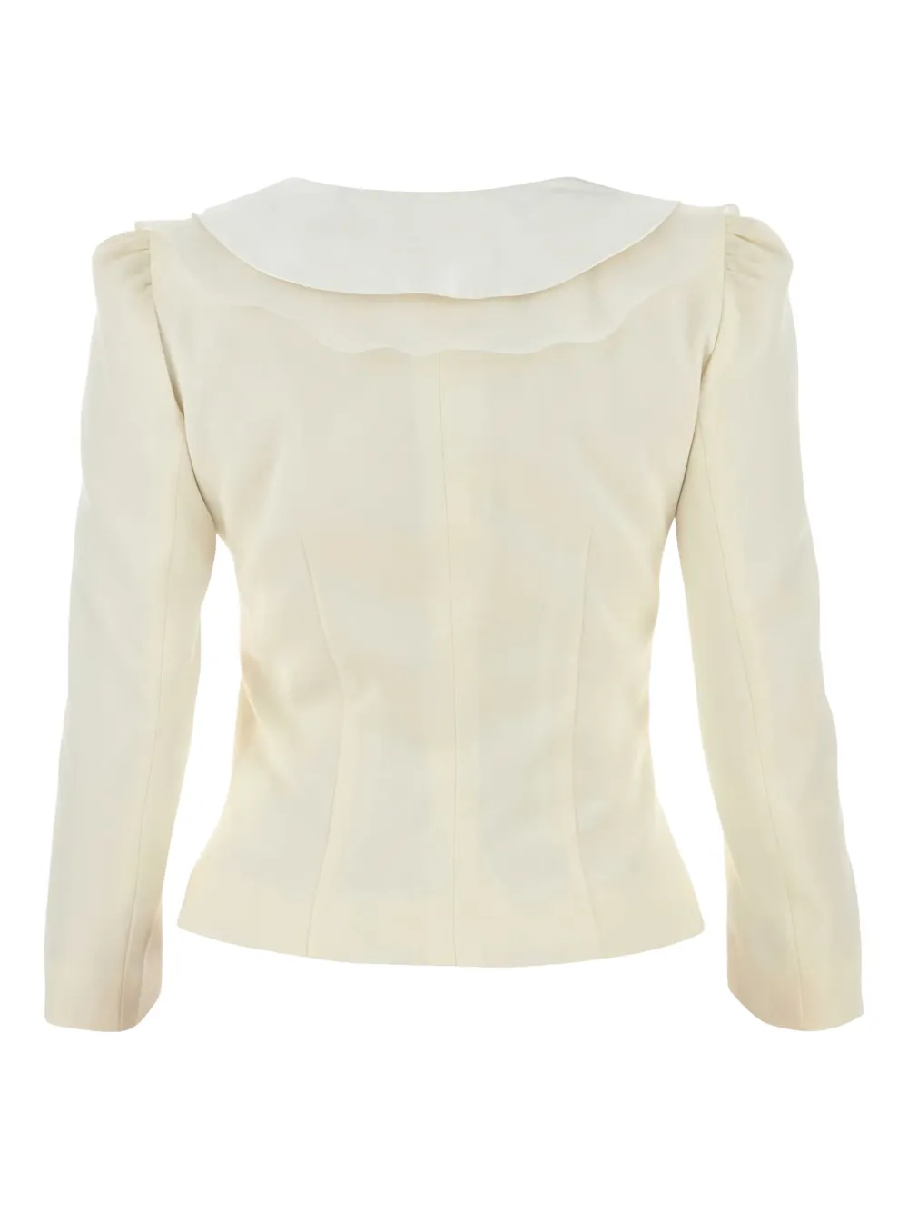 Alessandra Rich wool blazer - Beige