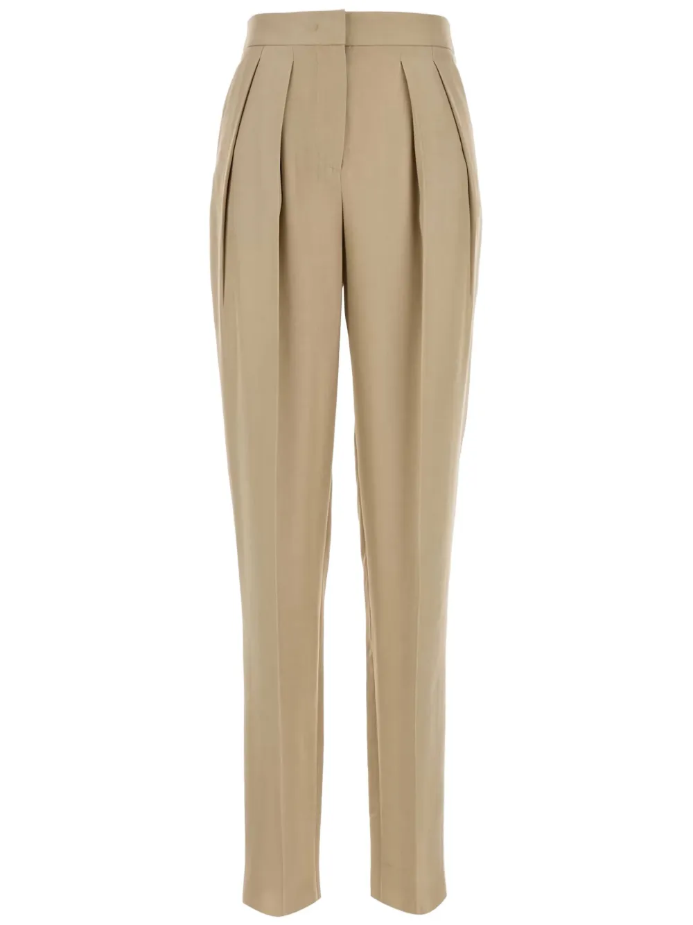 Giorgio Armani Zijden broek Beige
