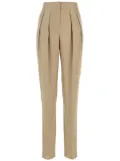 Giorgio Armani silk trousers - Neutrals