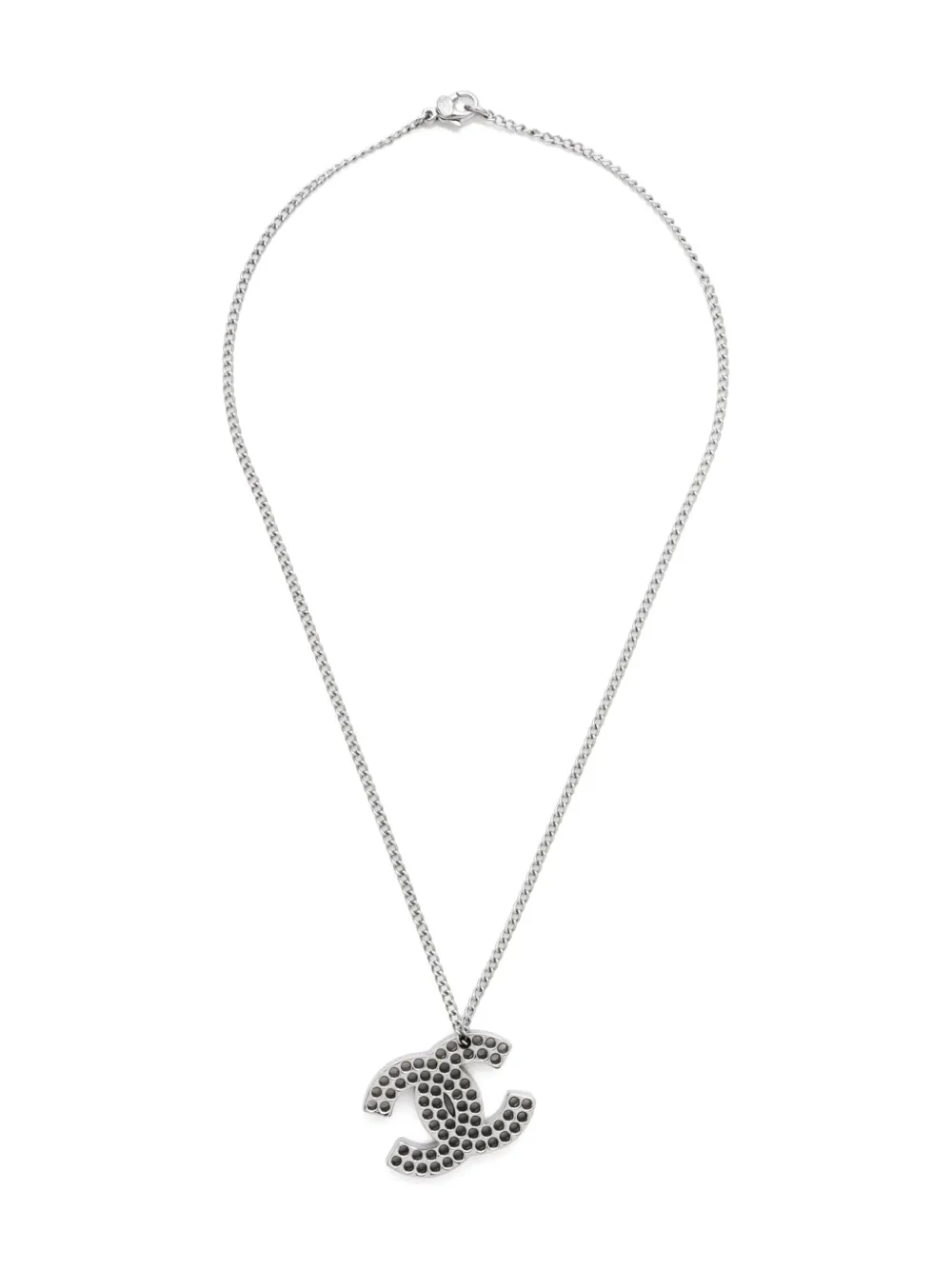 CHANEL Pre-Owned 2003 CC pendant necklace | Silver | Image 1